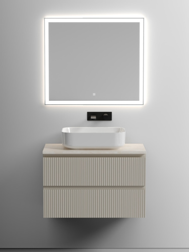 Столешница Sancos TT80A2 80х50 накладная цвет бежевый - фото 4